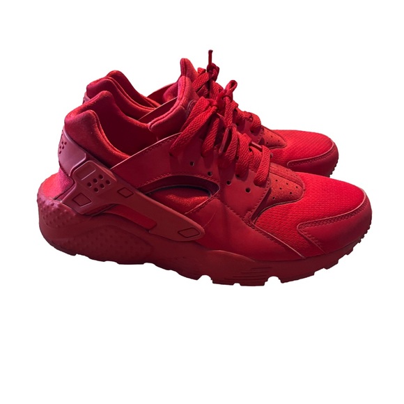 Nike Air Huarache Red Running Shoes, 6.5Youth - Picture 2 of 5